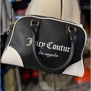 Juicy Couture Black and White Crossbody Bag